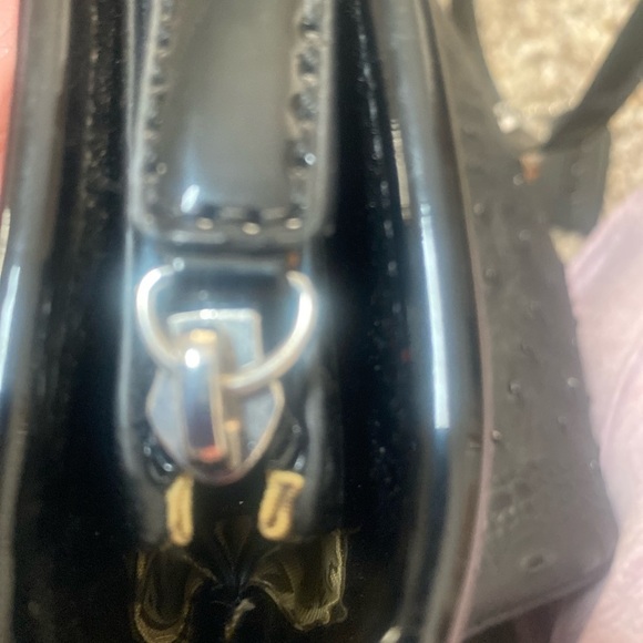 Dasien Women's Ostrich Large Handbag/Tote Black - Picture 8 of 15